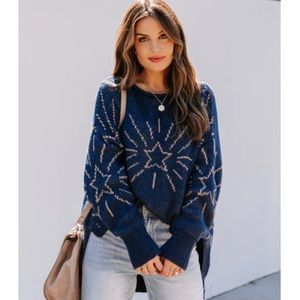Vick Stargazing Relaxed Knit Sweater